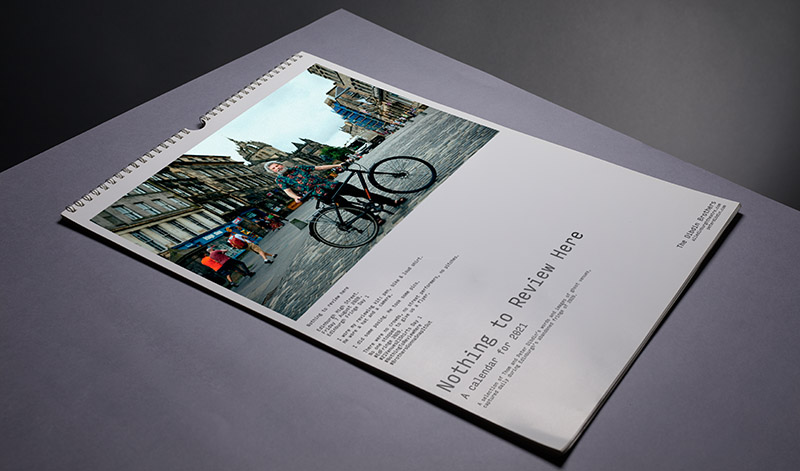 A calendar to review