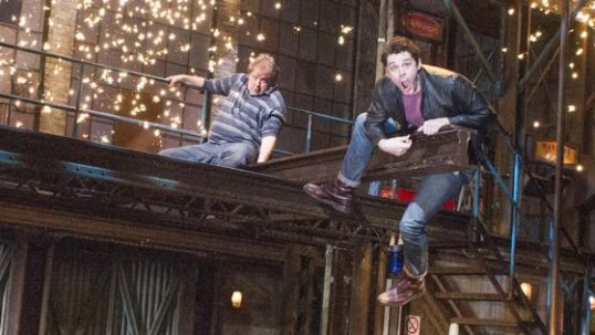 Kenny Doughty (Gaz) and Roger Morlidge (Dave). Pic Tristram Kenton