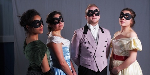 Earnest and his suitors. Photo: Donald Tainsch