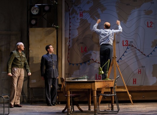 Malcolm Sinclair-General Dwight D 'Ike' Eisenhower; Robert Jack - Flight Lieutenant Andrew Carter; David Haig-Dr. James Stagg. Photo © Drew Farrell