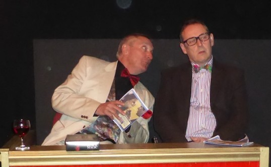 David Gibson and Colin McPherson as the critics in The Real Inspector Hound. Photo © John McLinden