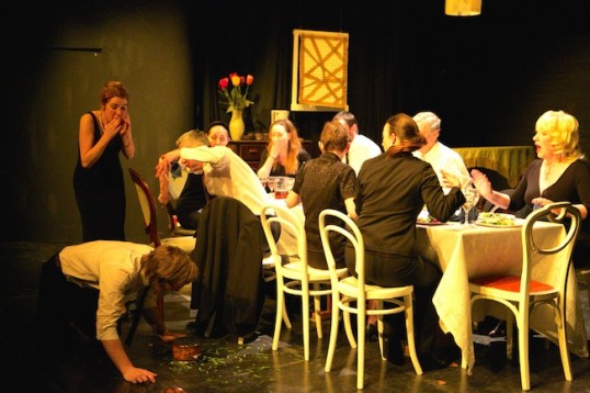 A scene from the Grads' productionof August: Osage County. Photo © Howard Elwyn-Jones.
