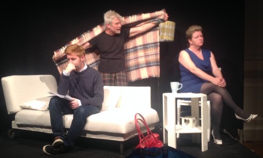 Gareth Waugh, Paul Sneddon and Jojo Sutherland. Photo: Keir Mcallister