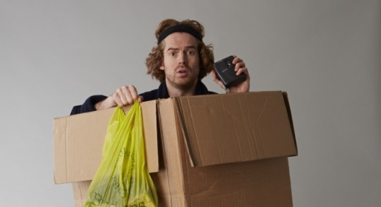 Ruaraidh Murray is Boxman. Photo: Mat Hay