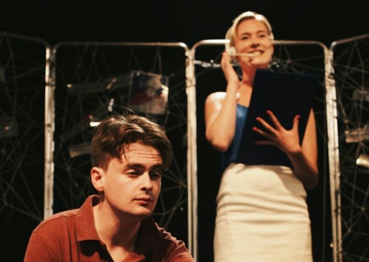 Ross Donnachie and Lauren Hurwood. Photo: James Robertson