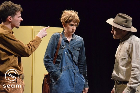 Samuel Lennox, Maeve Bell and Dermot Nelson. Photo: Matthew Thomas