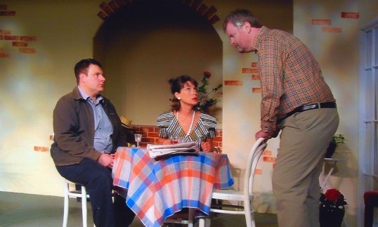 Dario Dalla Costa Anne Trotter, Derek Melon. Photo Martin Burnell
