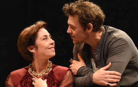 Sofie Grabol and Jamie Sives. Photo: Robert Day