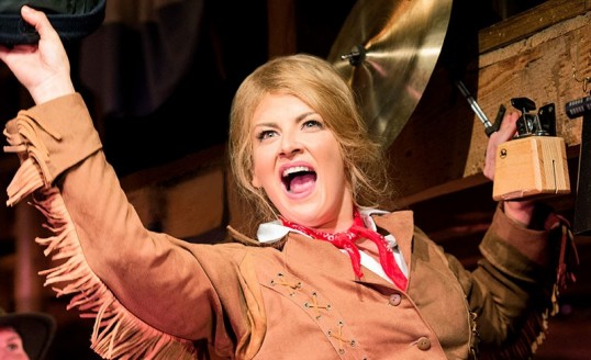 Jodie Prenger as Calamity Jane. Photo: Manuel Harlan
