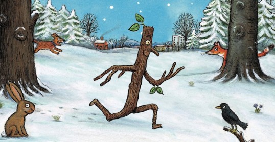 Axel Scheffler's illustration for Stickman