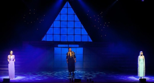 A scene from Limelight's production of Aida - the Musical. Photo: Martin Quinn