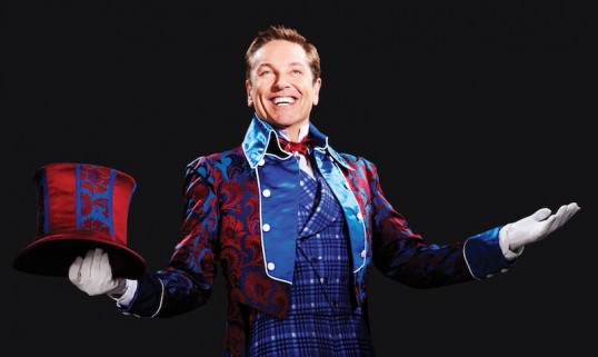 Brian Conley as PT Barnum. Photo: Seamus Ryan