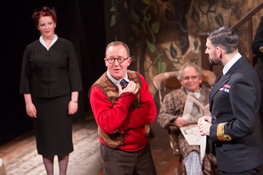 Sally Reid, Jonathan Watson, Sylvester McCoy, Andy Clark-Photo: John Johnston