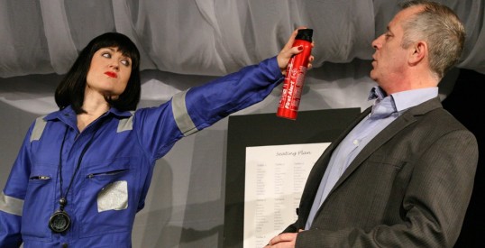 Michelle Gallagher and Billy Mack in Flame Proof. Photo: Lesley Black