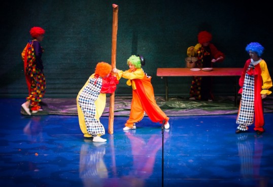 The Clowns in Carousel. Photo: Glenda Robertson