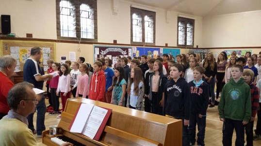 Gang Show 2014 Finale in rehearsal