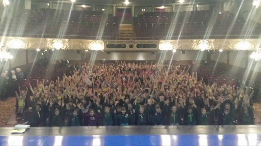 The 2014 Gang. All 325 of them. Photo: Edinburgh Gang Show
