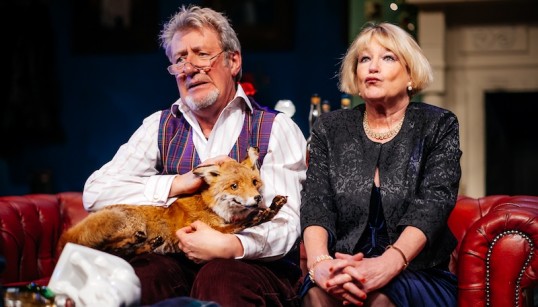 John Bett and Barbara Rafferty in The Devil Masters. Photo Mihaela Bodlovic