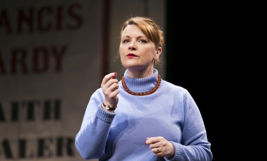 Niamh McCann as Grace Hardy in Faith Healer - Royal Lyceum Theatre, Edinburgh, January 14 - February 7, 2015. Photo by Eoin Carey