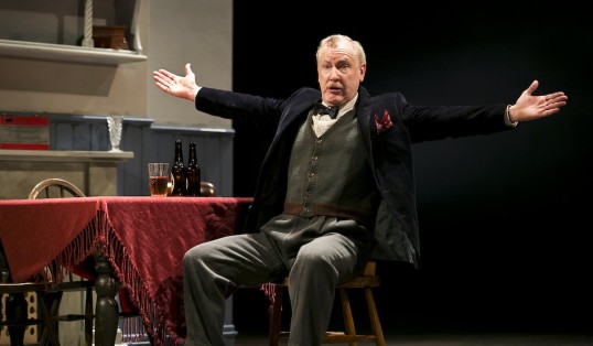 Patrick Driver as Teddy in Faith Healer - Royal Lyceum Theatre, Edinburgh. January 14 - February 7 2015. Photo by Eoin Carey