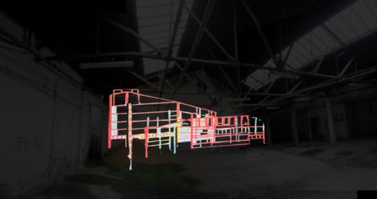 Contributing artist Deirdre Macleod's proposal for a UV-activated drawing