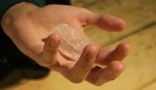 Creative Electric young company creating OK - Working with ice and exploring emotion.