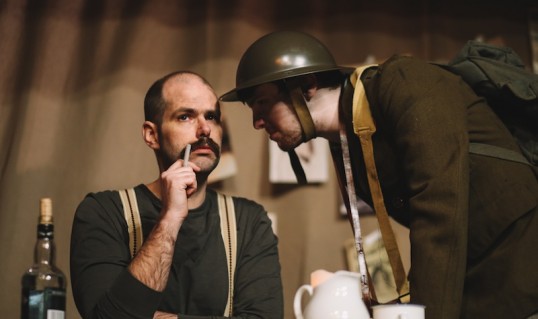 Ross Bailie and Lewis Robertson. Photo: Louise Spence