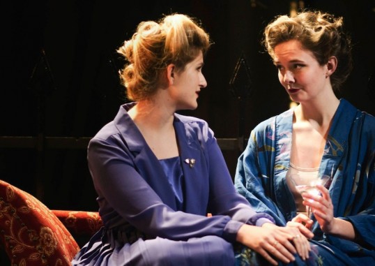 Caprice Avis (Nerissa) and Isobel Moulder (Portia). Photo: Aliza Razell Hoover // Ummatiddle