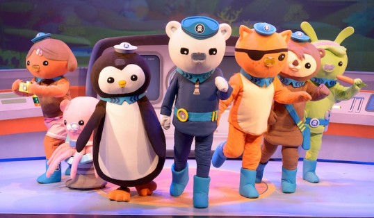 Seven Octonauts: Dashi, Professor Inkling, Peso, Captain Barnacles, Kwazii, Shellington & Tweak