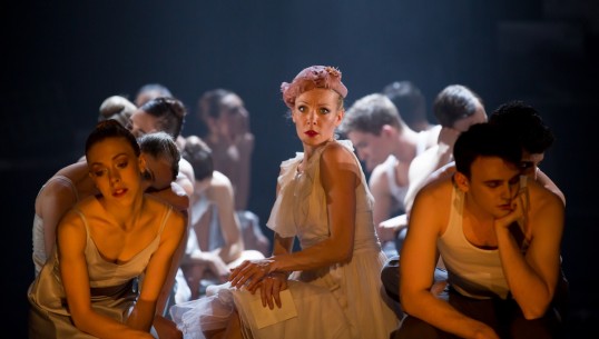 Eve Mutso as Blanche DuBois with Company dancers. Photo: Andy Ross