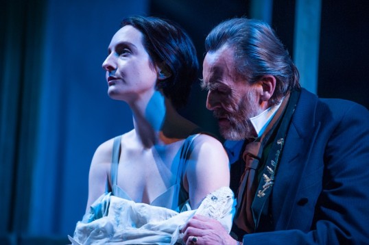 Nicola Daley (Hedda Gabler), Benny Young (Judge Brack). Photo Tommy Ga-Ken Wan