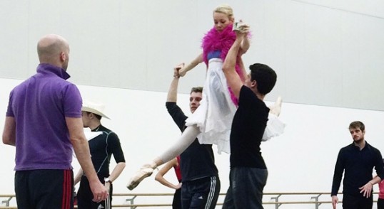 Streetcar in Rehearsal. Photo Scottish Ballet