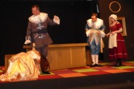 ETA's Tartuffe - Colin McPherson, David McCallum, Suzie Marshall - Photo John McLinden