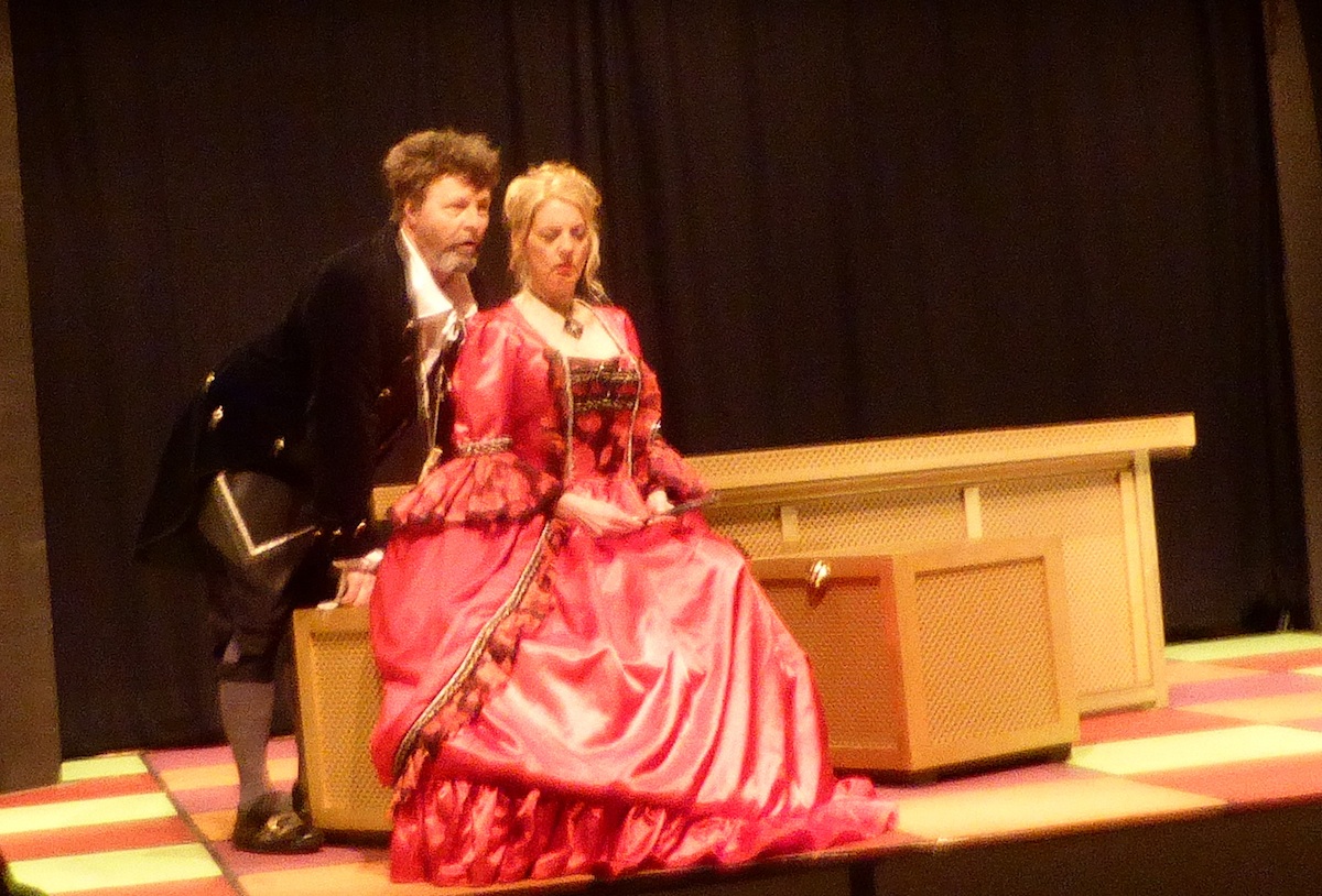 ETA’s Tartuffe – Derek Marshall, Lisa Moffat – Photo John McLinden