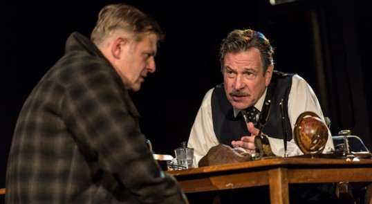 Jonathan Guy Lewis (Eddie) and Michael Brandon (Alfieri). Photo: Consortium Theatre Company