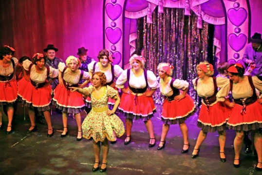 Miss Adelaide leads the line at the Hot Box. Photo credit: MAMA