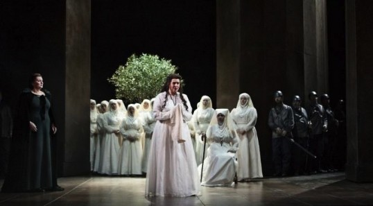 Claire Rutter and chorus members. Photo KK Dundas