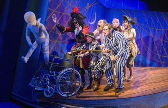 The ensemble - Photo: Peter Pan Goes Wrong