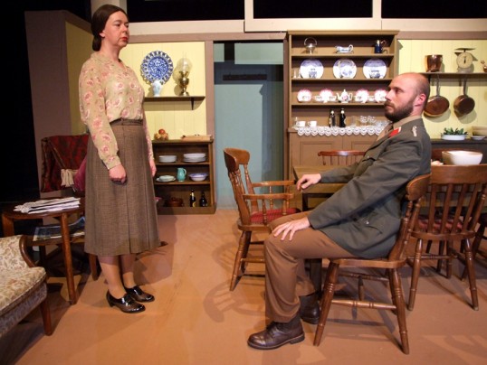 Esther (Jennie Davidson) and Ned (Callum Thomson). Photo Marion Donohoe