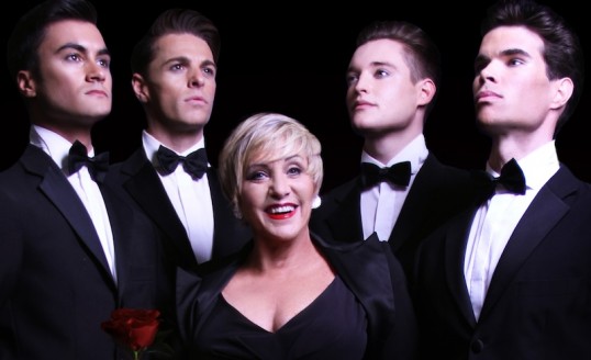 Lorna Luft and The Boyfriends - Luke Field Wright, Andrew Hamshire, Sam Stanley, Alec Mann. Photo: JGSB