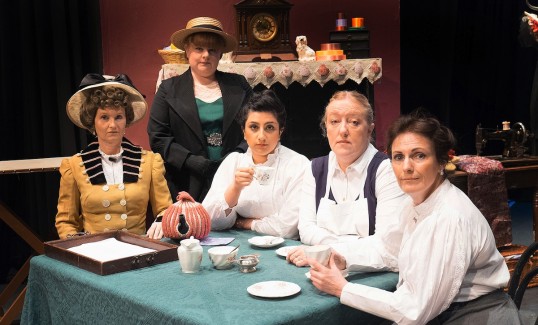 Lynn Cameron, Kirsty Boyle, Niloo Far-Khan, Mags Swan and Anne Mackenzie. Photo Graham Bell