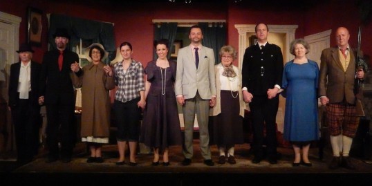 The cast of Wild Goose Chase. Photo Gordon Hughes