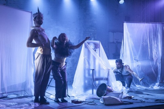 Marcus Roche, Melanie Jordan and Adam Tompa. Photo: Weronika Bachleda-Baca