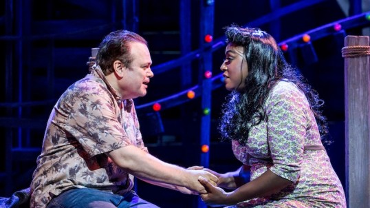 Shaun Williamson and Mica Paris. Photo: Johan Persson