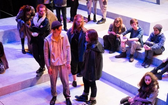 Confrontation in The Children. Photo Alexander Van Der Byl