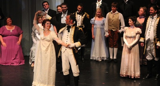 Barbara Landis (Anne) and Jeff Diebold (Wentworth). Photo COC