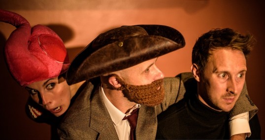 Cassie Vallance, Peter Caulfield, Jonathan Glew. Photo: Simon Johns