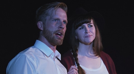 Joe Johnson and Clare Ross. Photo Roddy Simpson