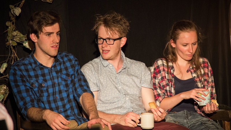Philip Todd, Cameron Potts and Kirsty Geddes. Photo Foolproof