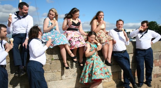 Pinafore Cast by the Sea. Photo: Cat-Like Tread